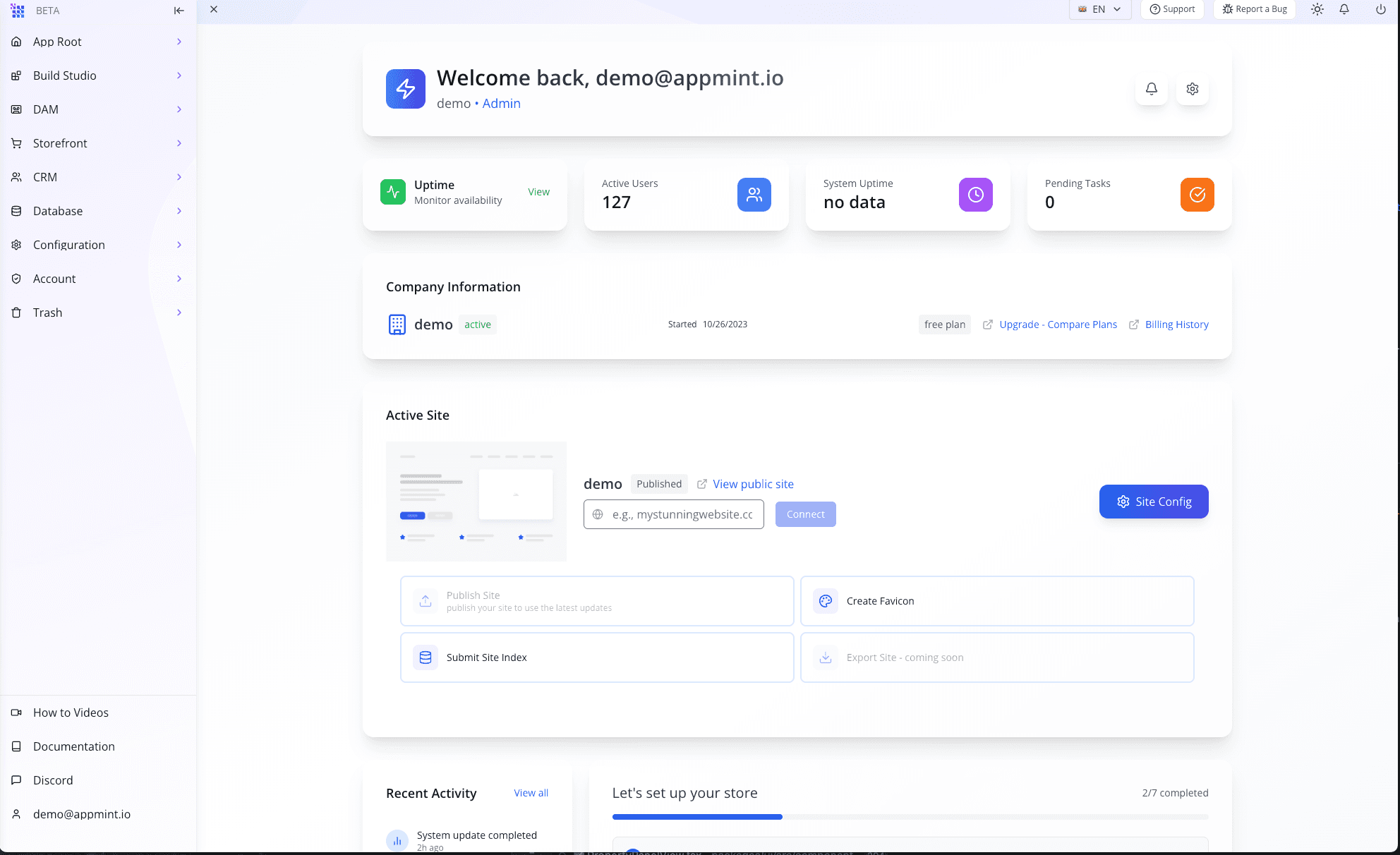Yugo AI CRM Dashboard